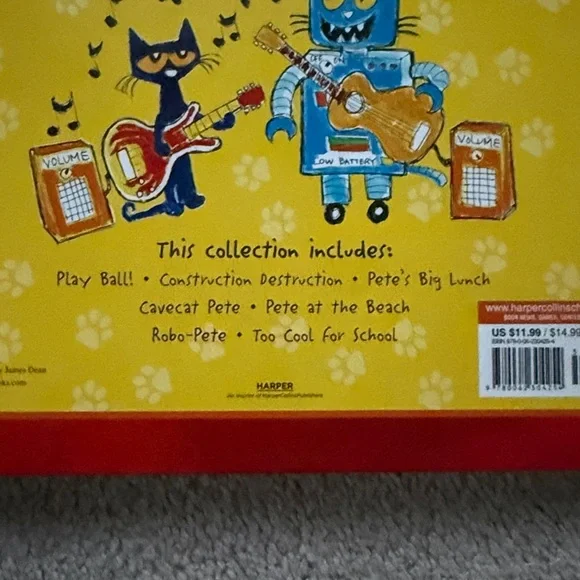 Pete the Cat Children's Book Storybook Collection: 7 Groovy Stories! Hardcover - Picture 8 of 12